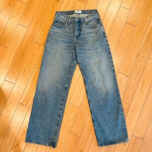 AGOLDE Women's Relaxed Fit Blue Jeans Size 24